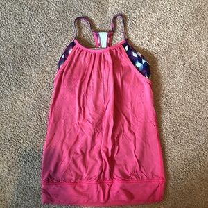 Girls size 12 pink tank top!!
